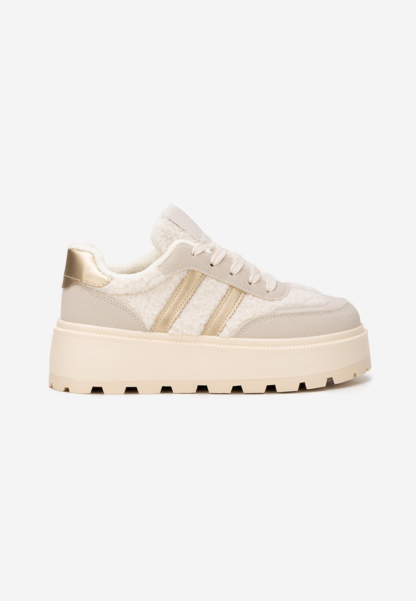 Sneakers με πλατφόρμα Janeia μπεζ