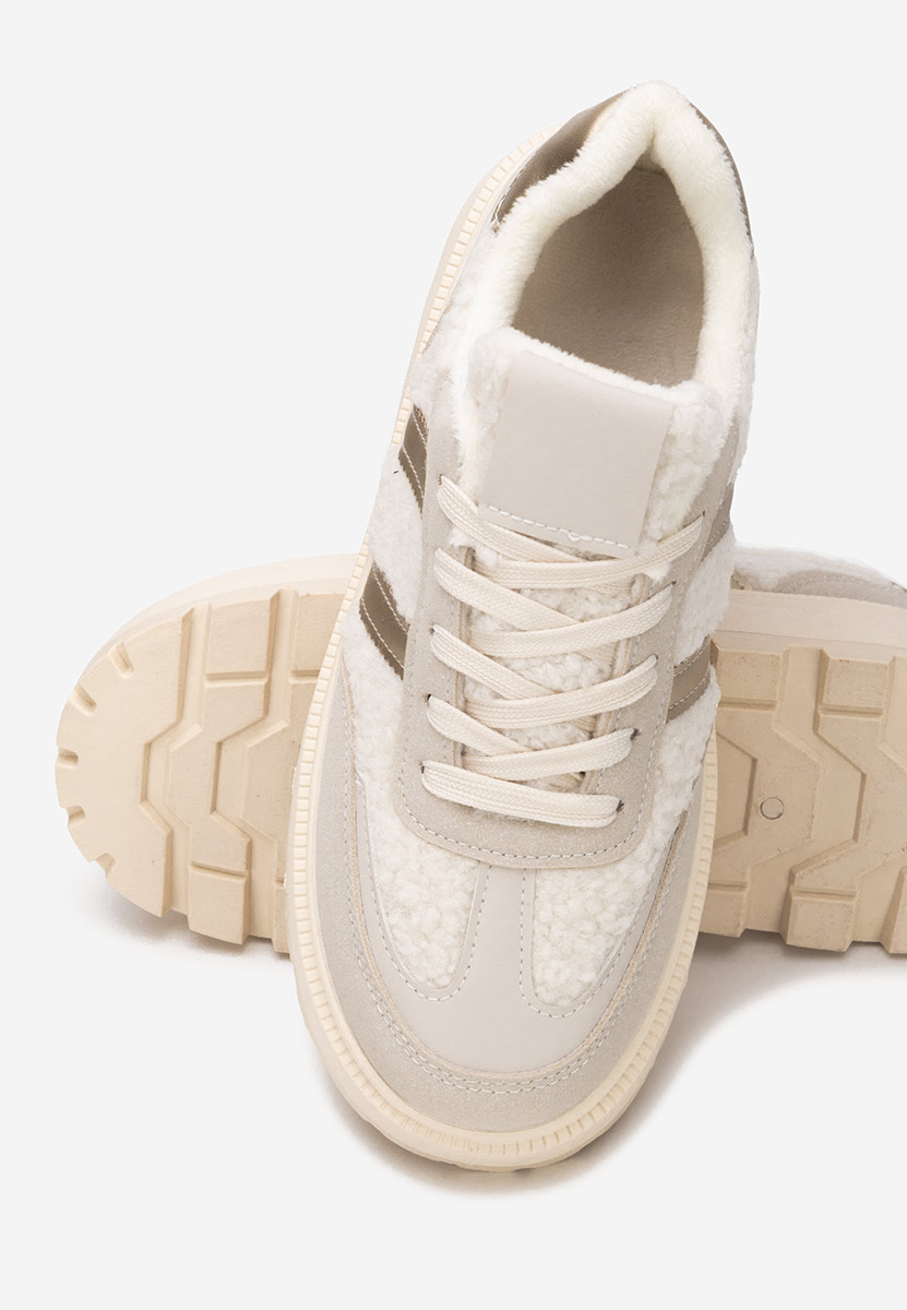 Sneakers με πλατφόρμα Janeia μπεζ
