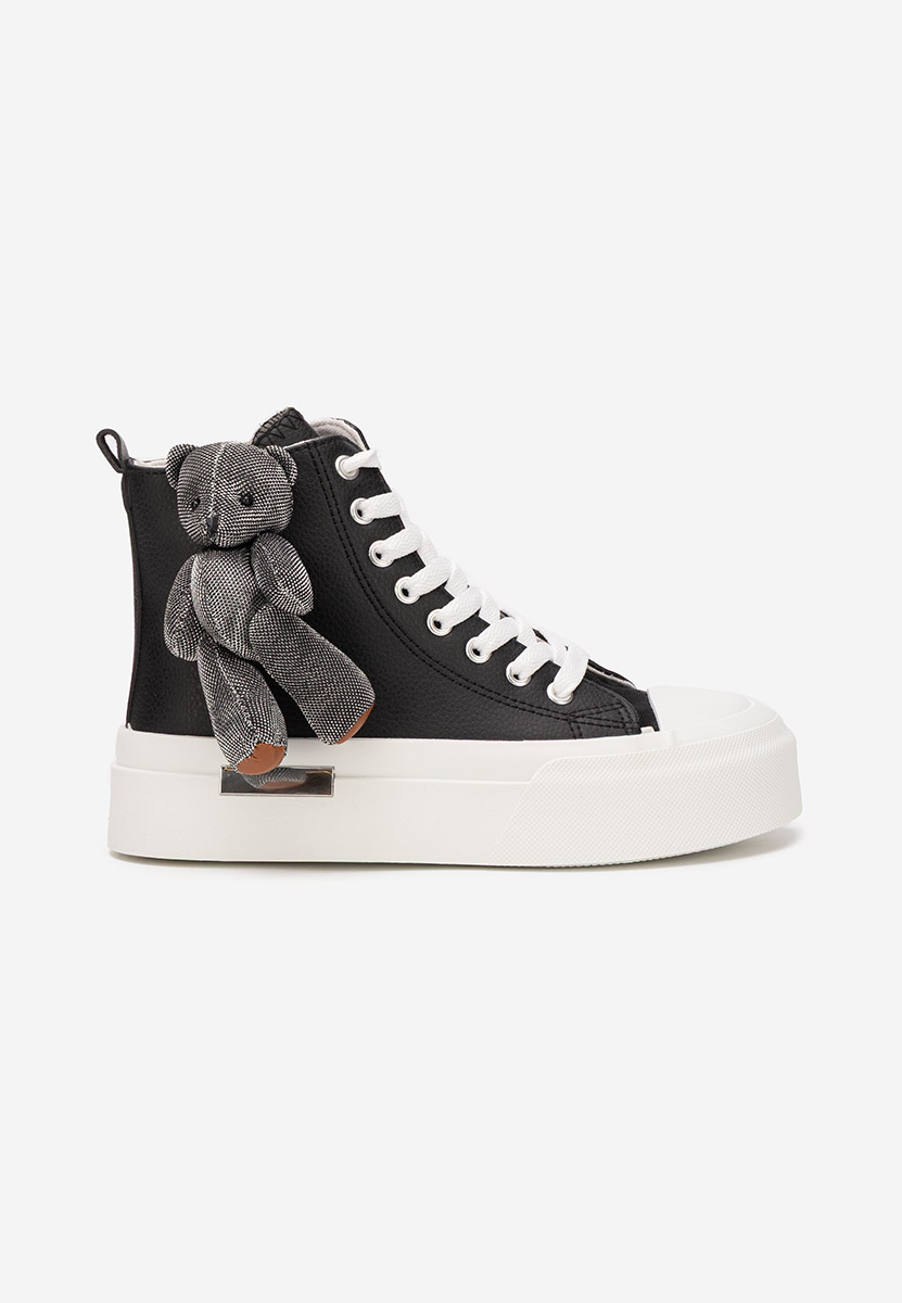 Γυναικεία sneakers αστραγάλο Alisea μαύρα