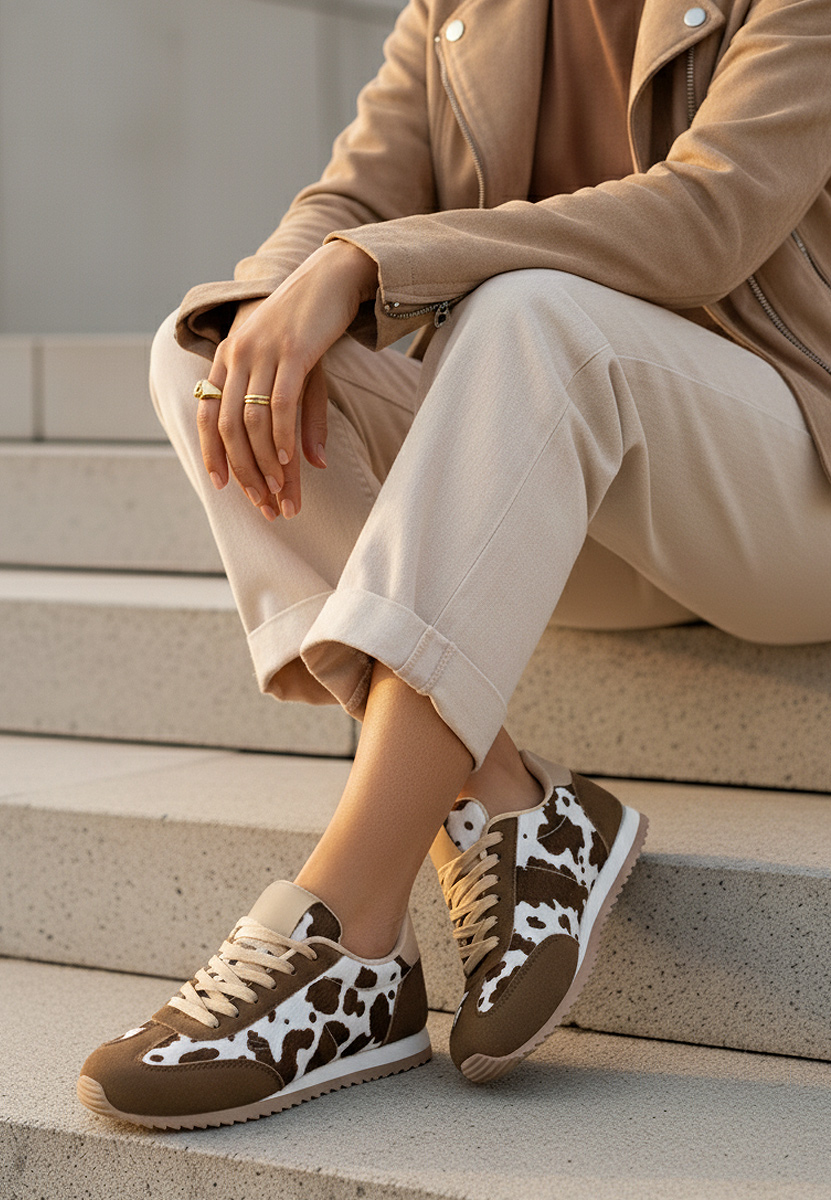 Sneakers γυναικεια Crinea animal print