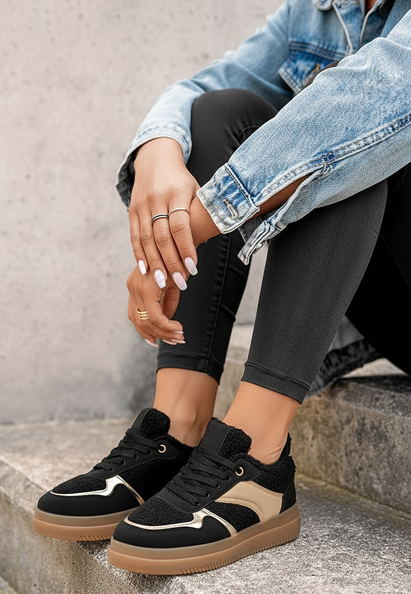 Sneakers γυναικεια Maisie μαύρα