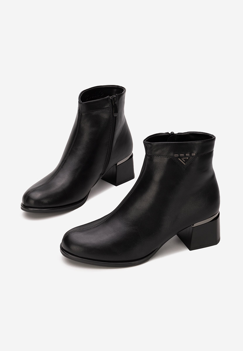 Μποτάκια με τακούνι Takita V2 Μαύρα