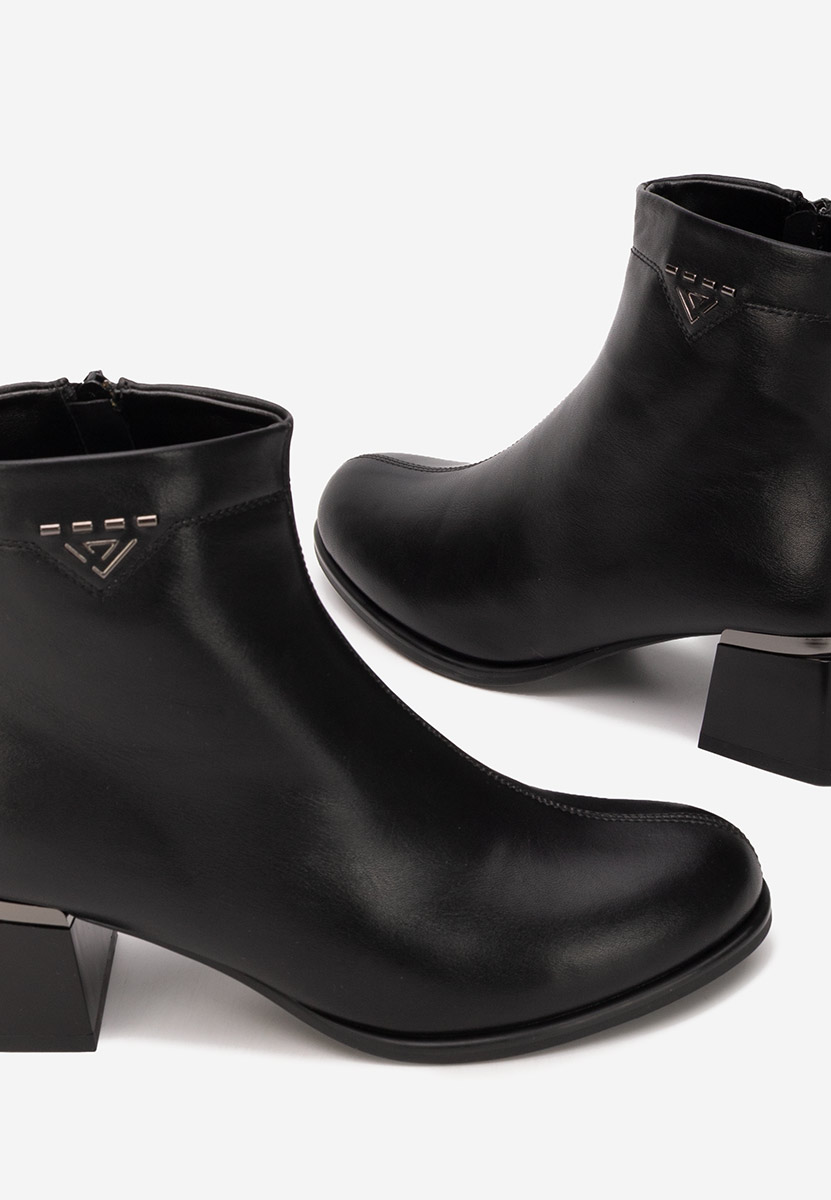 Μποτάκια με τακούνι Takita V2 Μαύρα