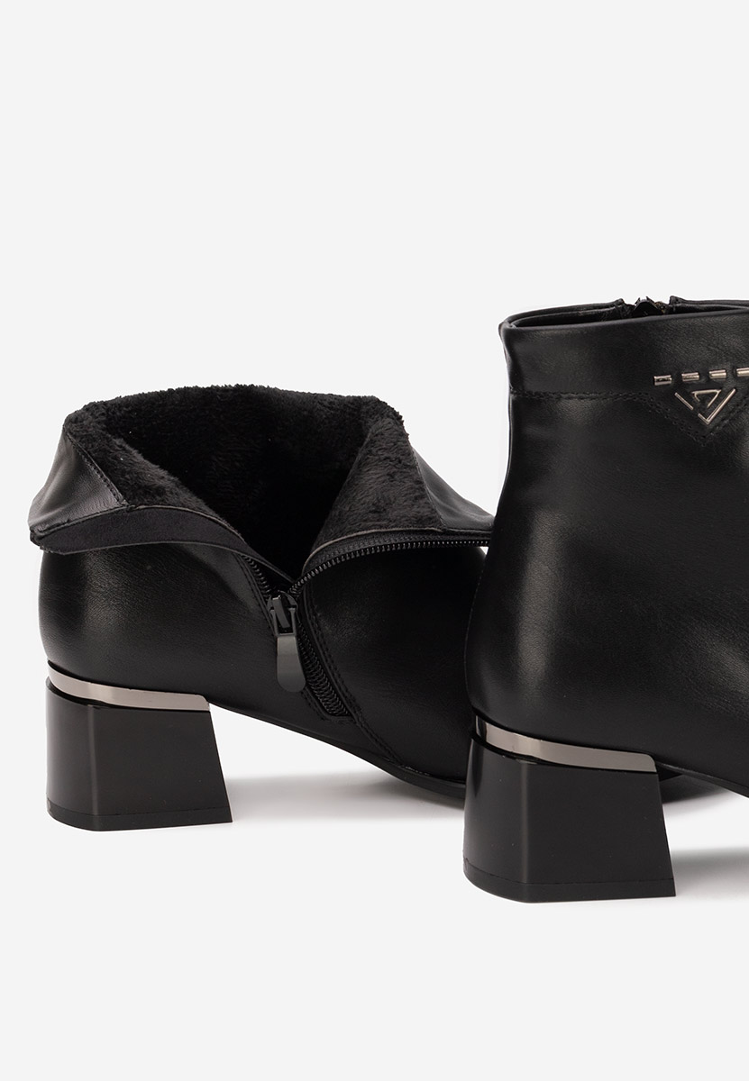 Μποτάκια με τακούνι Takita V2 Μαύρα