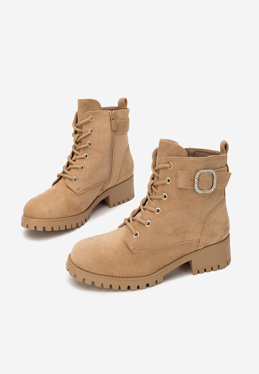 Γυναικεία μποτάκια Garneta χακι