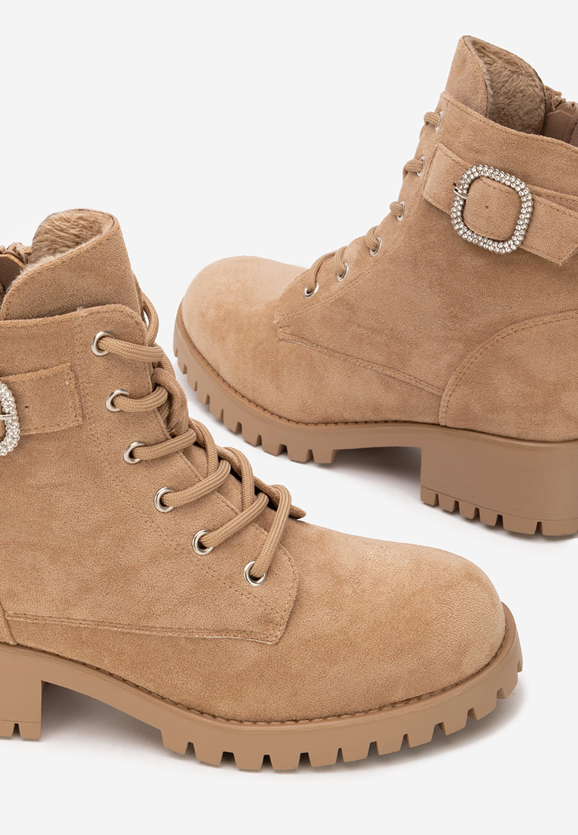 Γυναικεία μποτάκια Garneta χακι