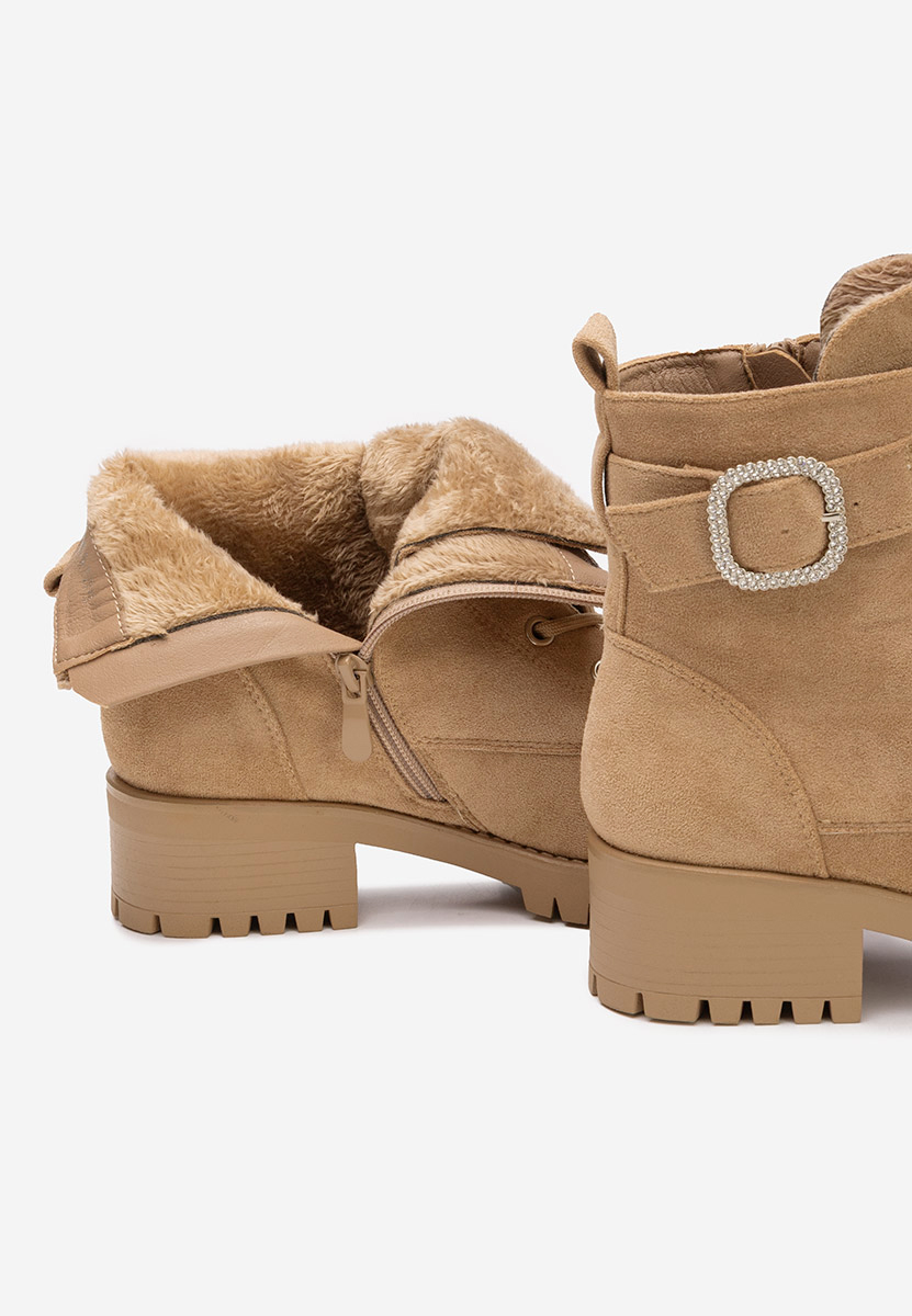 Γυναικεία μποτάκια Garneta χακι