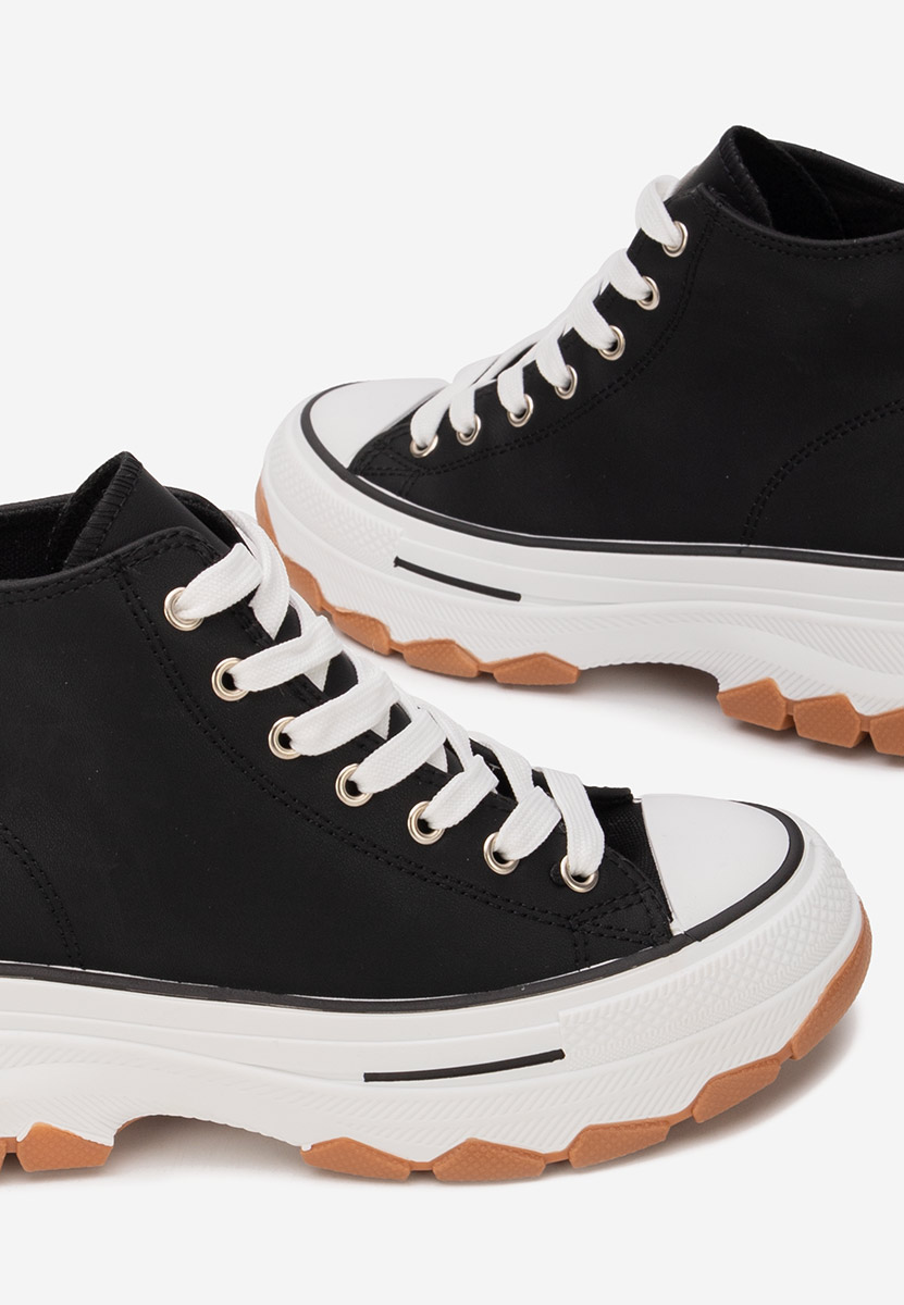 Γυναικεία πανινα πλατφόρμες Raviana V5 μαύρα Γυναικεία πανινα πλατφόρμες Raviana V5 μαύρα