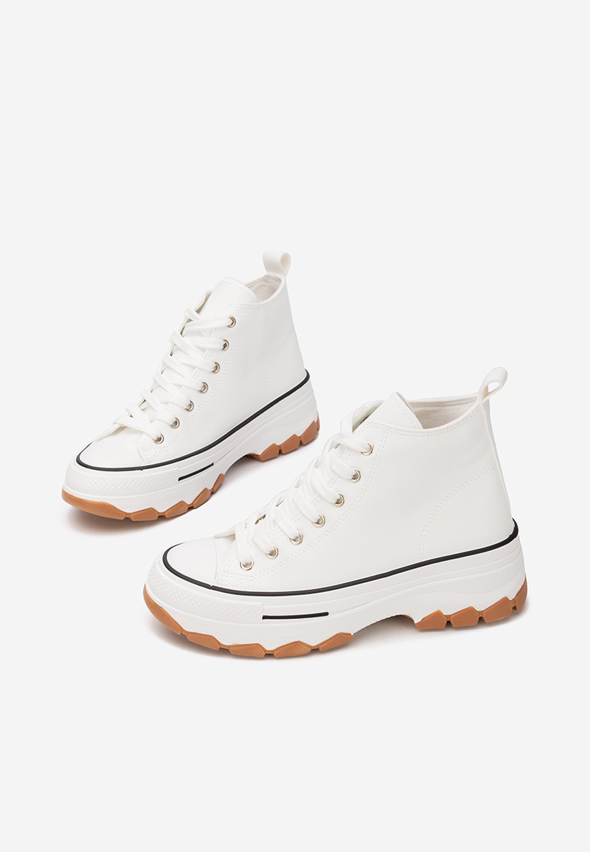 Γυναικεία πανινα πλατφόρμες Raviana V5 λευκά Γυναικεία πανινα πλατφόρμες Raviana V5 λευκά