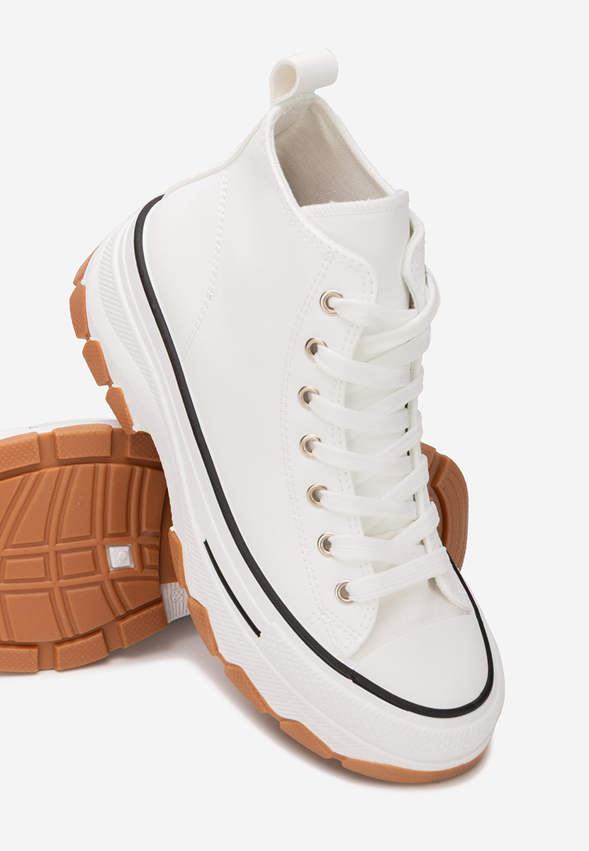 Γυναικεία πανινα πλατφόρμες Raviana V5 λευκά Γυναικεία πανινα πλατφόρμες Raviana V5 λευκά