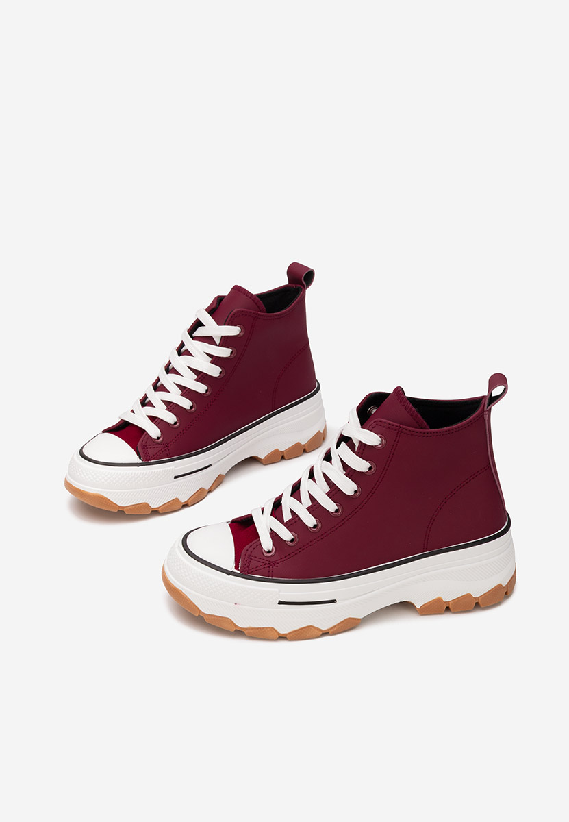 Γυναικεία πανινα πλατφόρμες Raviana V5 μπορντό Γυναικεία πανινα πλατφόρμες Raviana V5 μπορντό