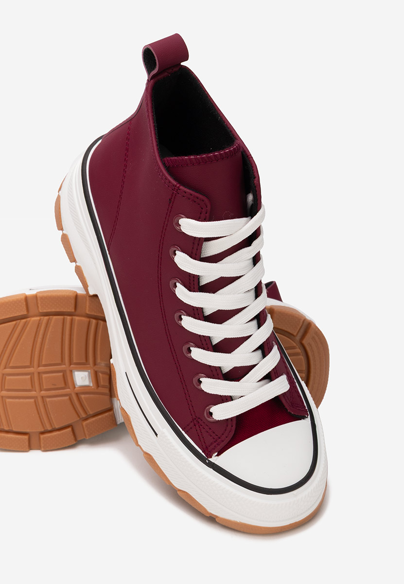 Γυναικεία πανινα πλατφόρμες Raviana V5 μπορντό Γυναικεία πανινα πλατφόρμες Raviana V5 μπορντό