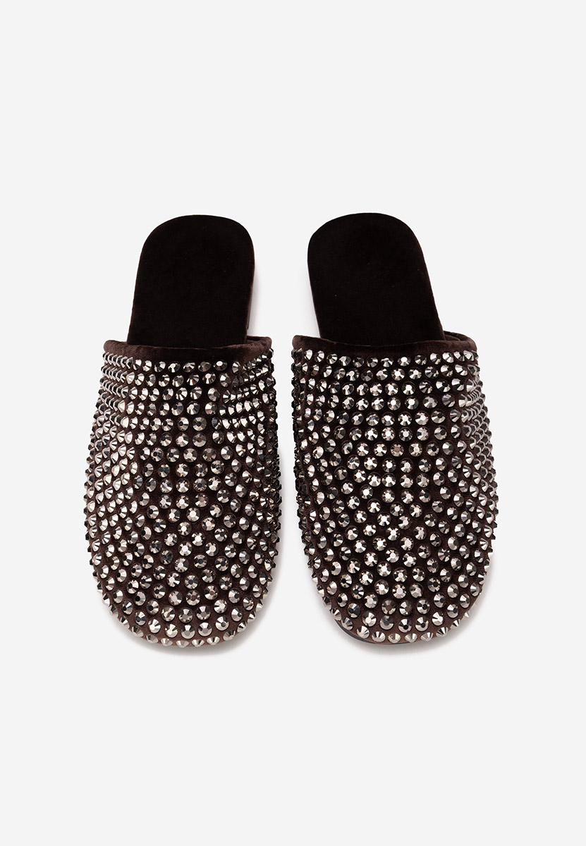 Παντόφλες γυναικειεσ Sirina καφε