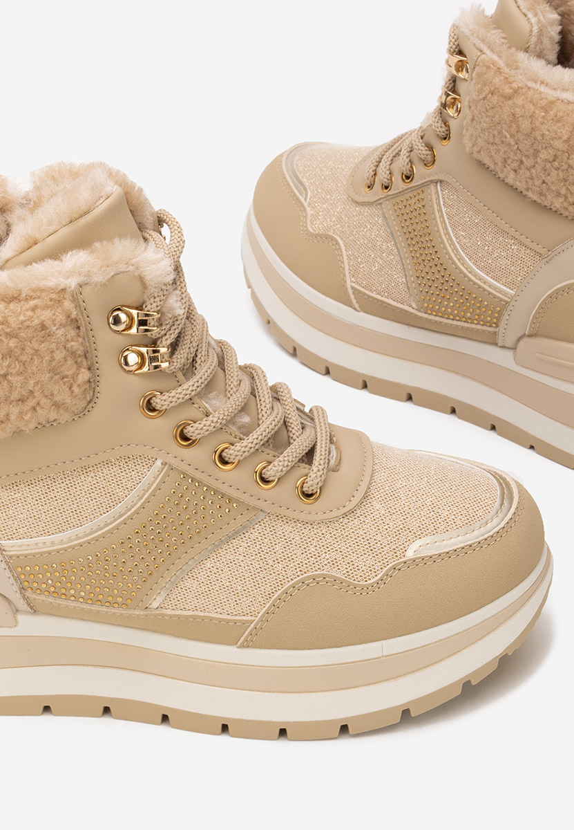 Sneakers με πλατφόρμα Nabila χακι