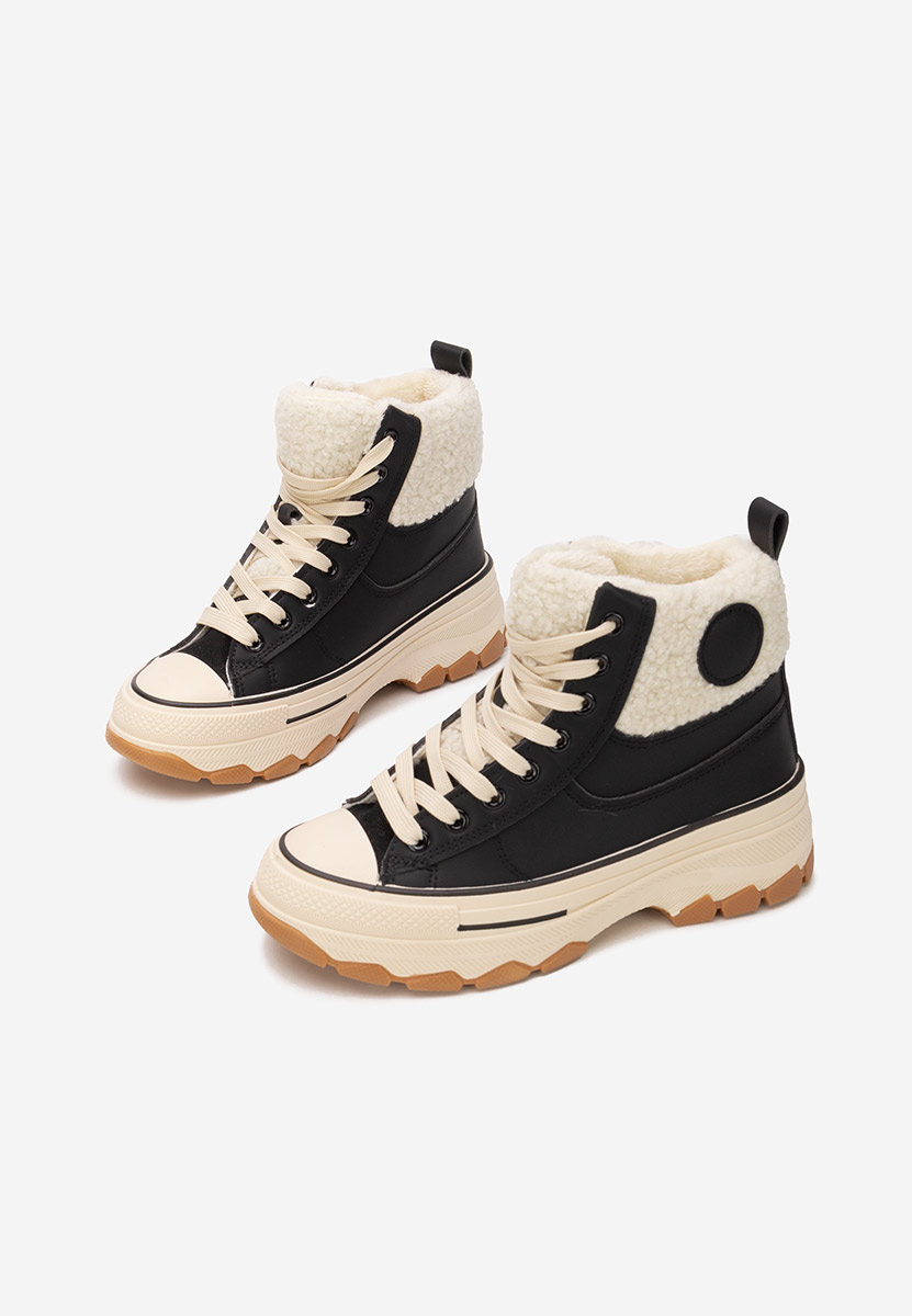 Γυναικεία sneakers αστραγάλο Oziana μαύρα