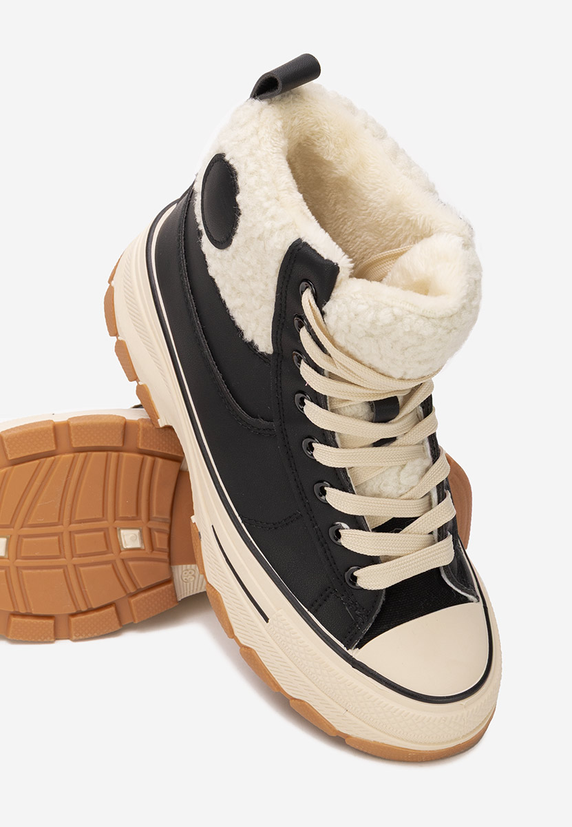 Γυναικεία sneakers αστραγάλο Oziana μαύρα