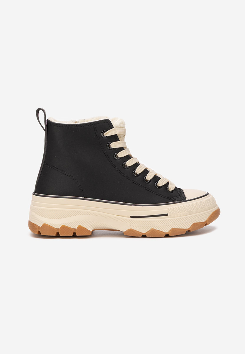 Γυναικεία sneakers αστραγάλο Raviana V7 μαύρα