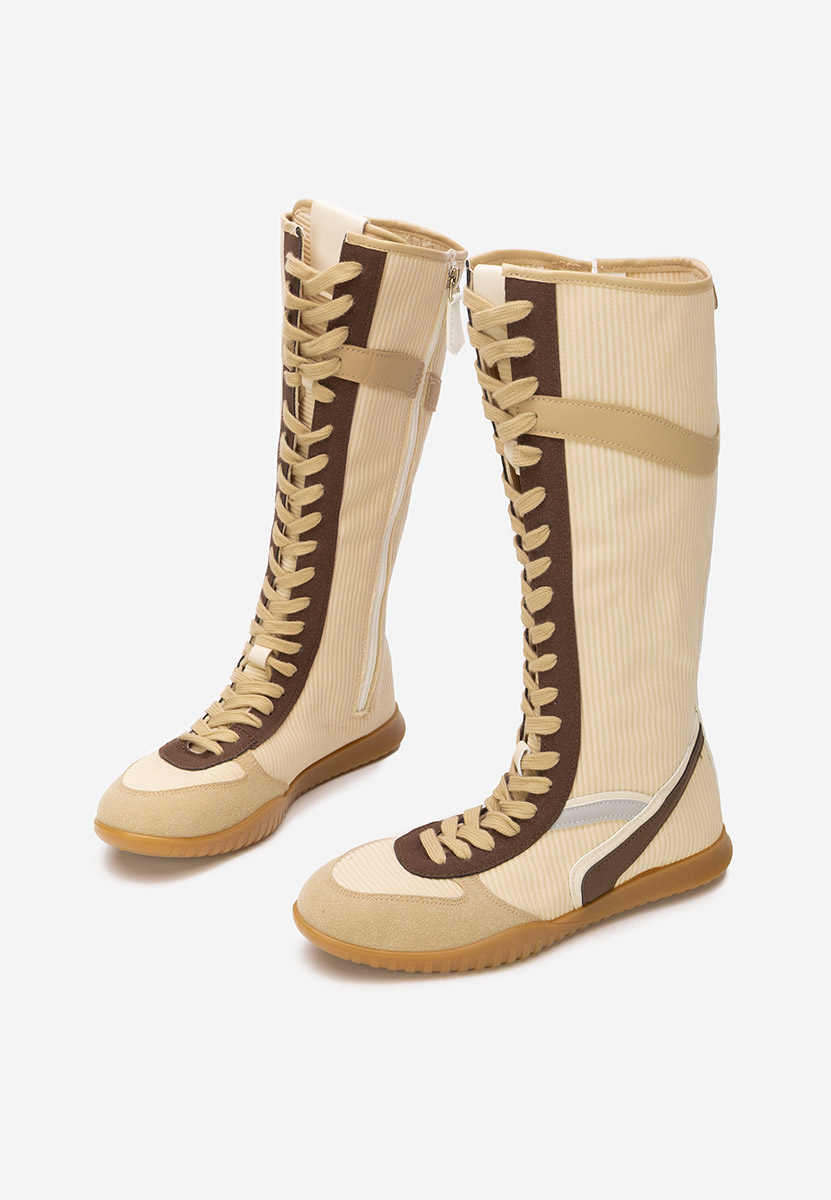 Γυναικεία sneakers αστραγάλο Daine V2 χακι