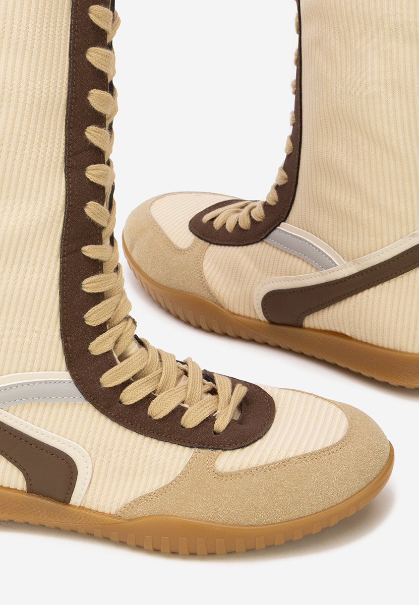 Γυναικεία sneakers αστραγάλο Daine V2 χακι