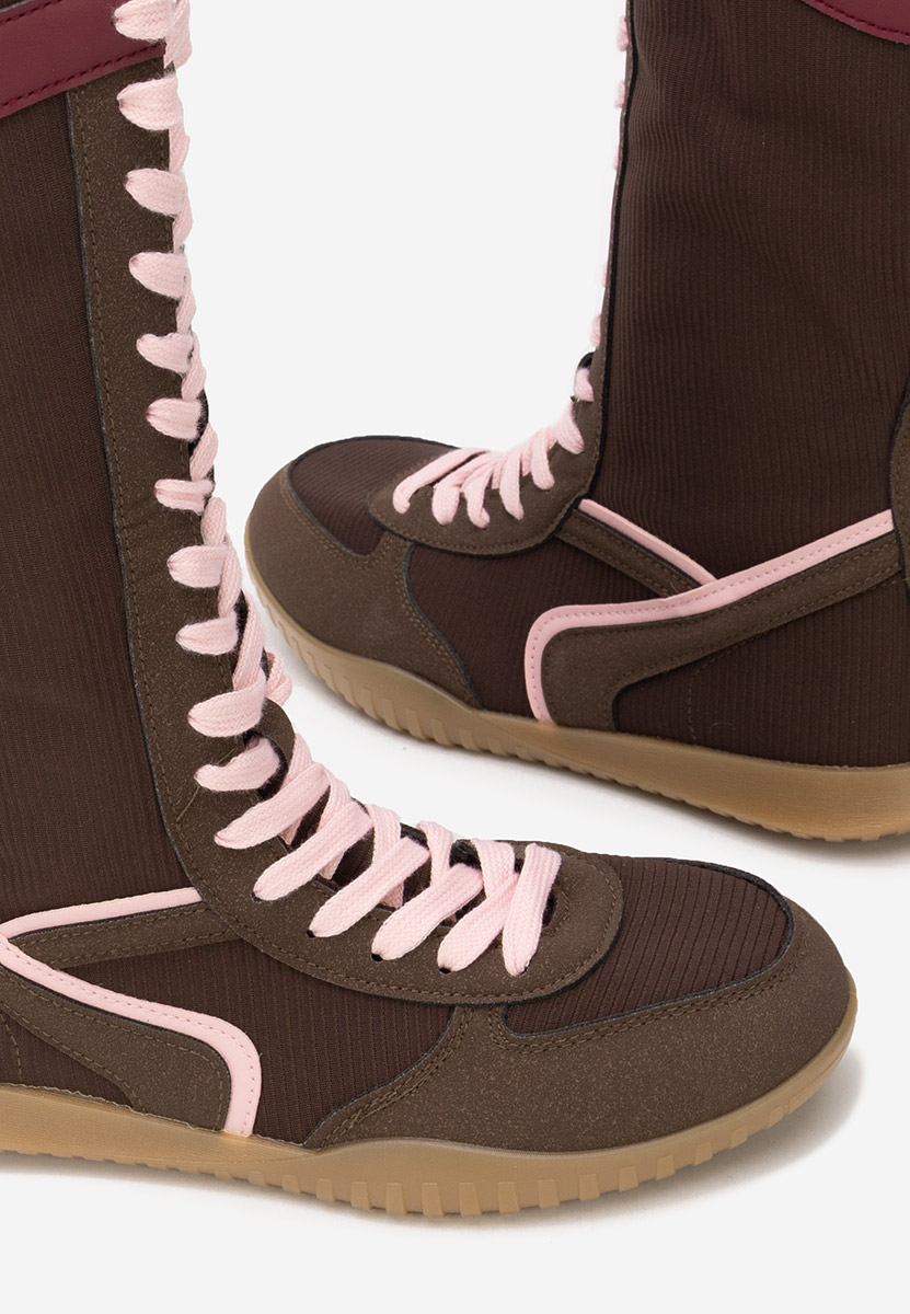 Γυναικεία sneakers αστραγάλο Daine V2 καφε Γυναικεία sneakers αστραγάλο Daine V2 καφε