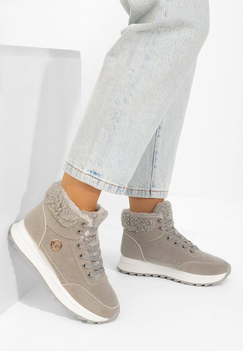 Χειμερινά sneakers γυναικεια Avilma V3 γκρι