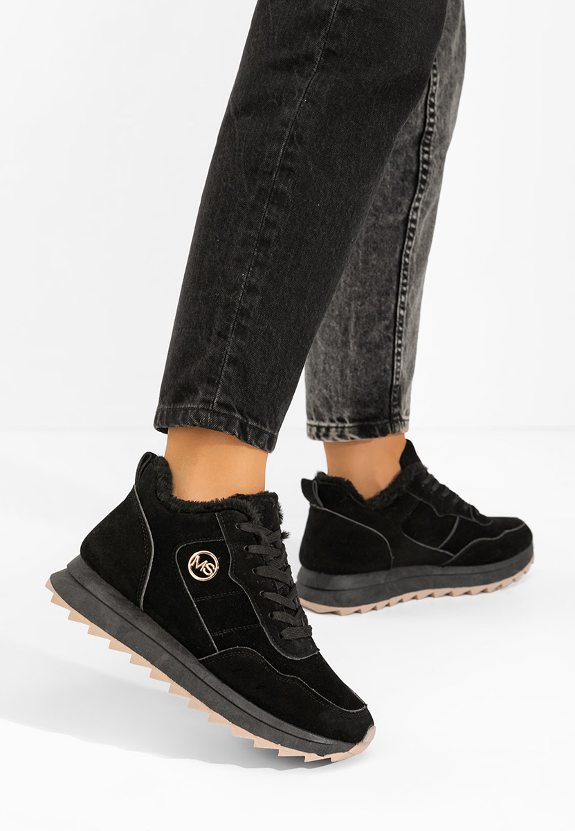 Χειμερινά sneakers γυναικεια Lavega V4 μαύρα