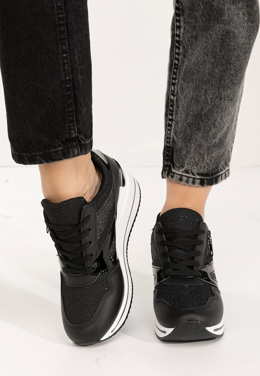 Sneakers με πλατφόρμα Reinia μαύρα