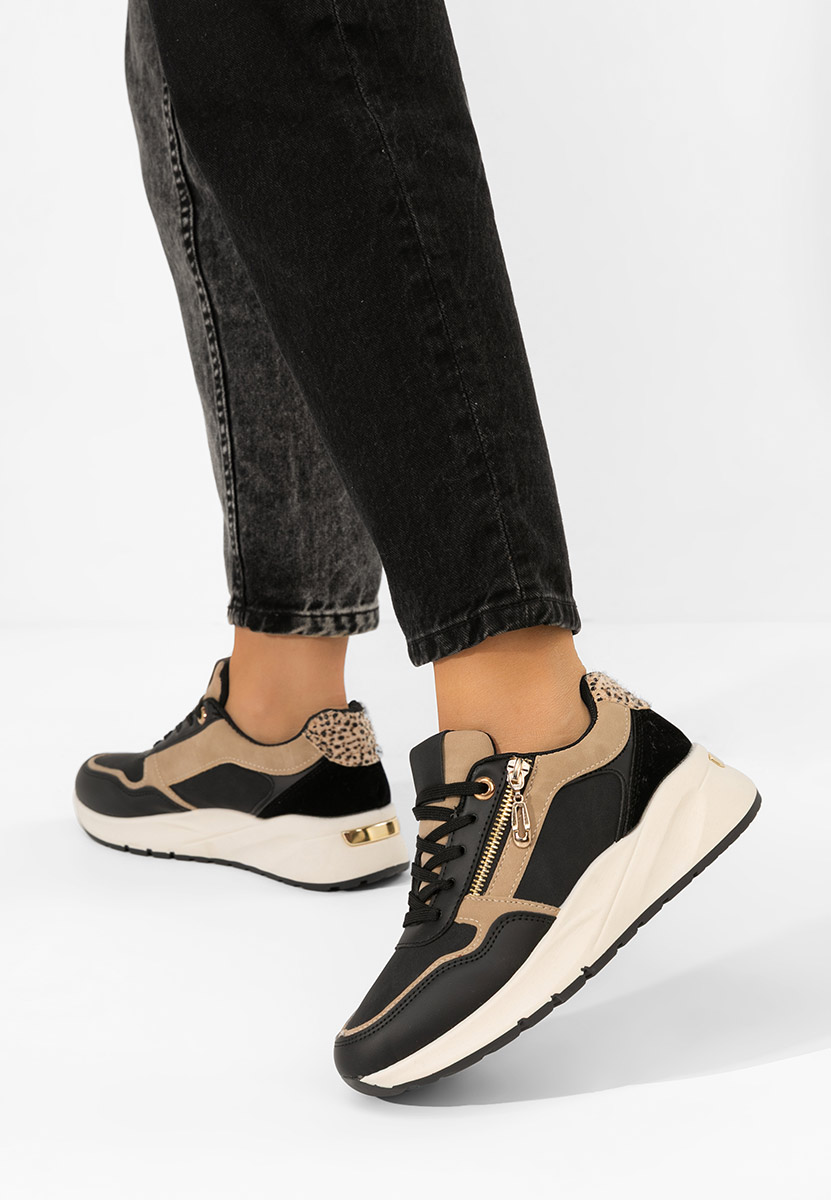 Sneakers με πλατφόρμα Ziania μαύρα