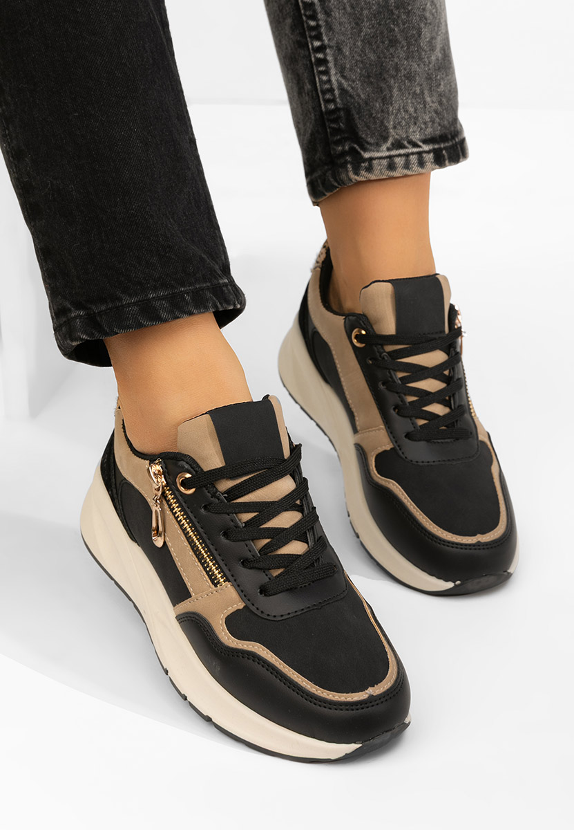 Sneakers με πλατφόρμα Ziania μαύρα