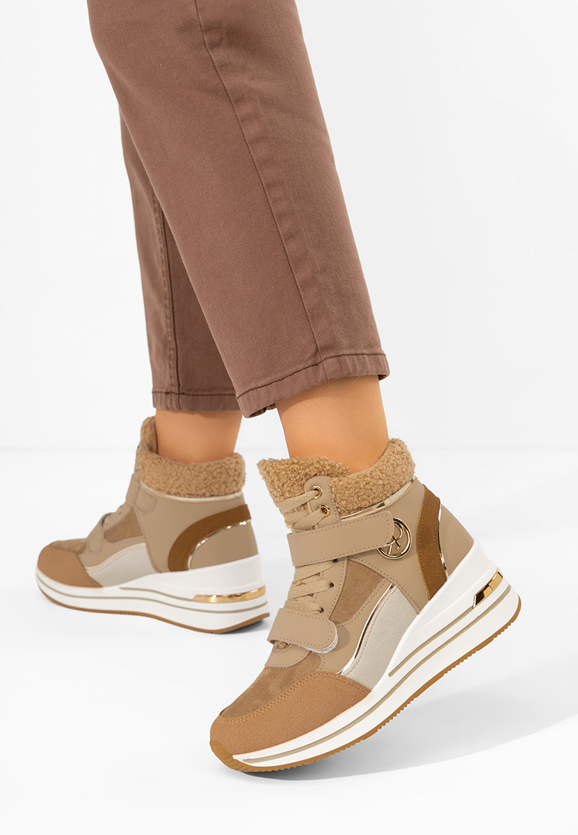Sneakers αστραγαλου γυναικεια Velaris χακι