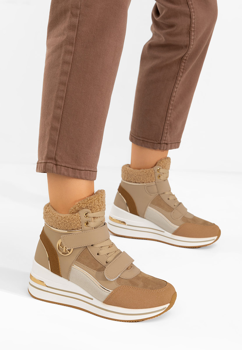 Sneakers αστραγαλου γυναικεια Velaris χακι