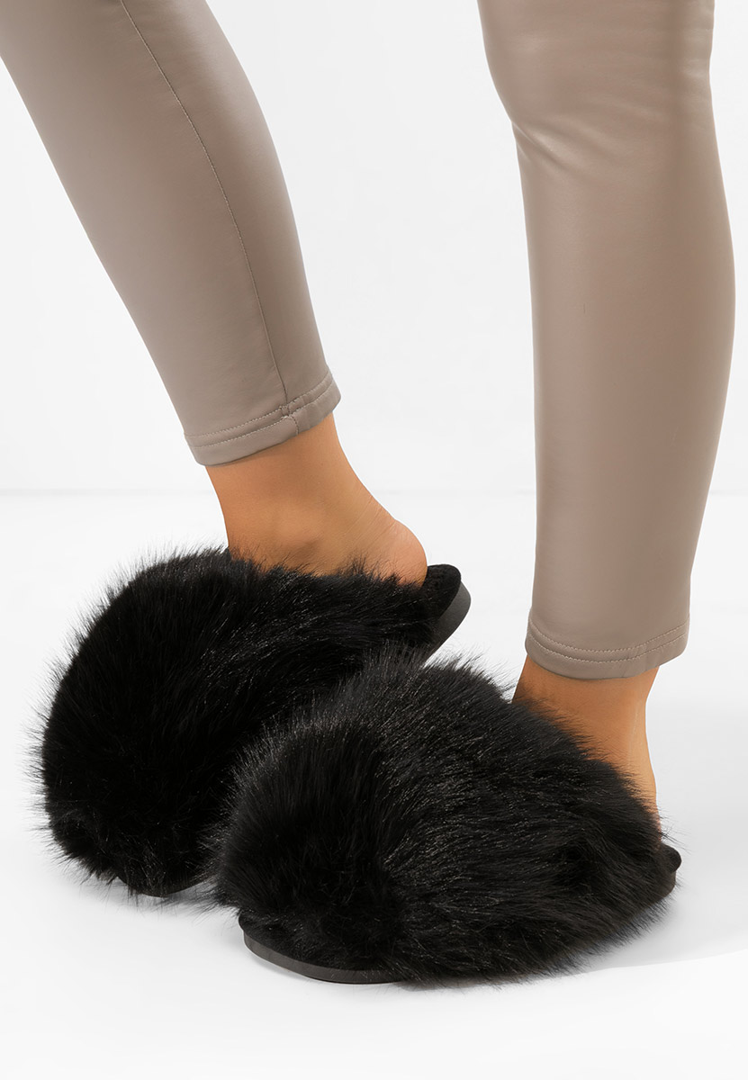 Παντοφλεσ γυναικειεσ χειμερινεσ Vesoria μαύρα Παντοφλεσ γυναικειεσ χειμερινεσ Vesoria μαύρα