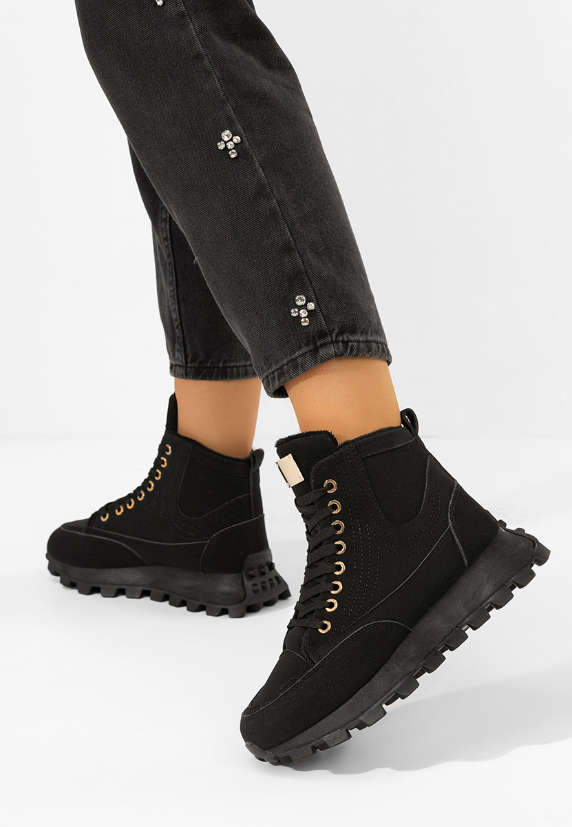 Sneakers γυναικεια Dorineia μαύρα