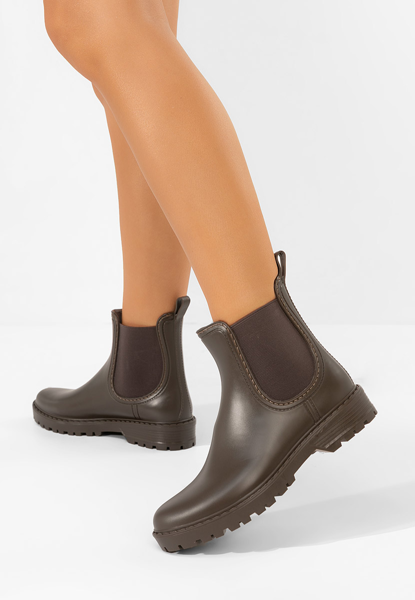 Γυναικεία Μποτάκια Palisora καφε