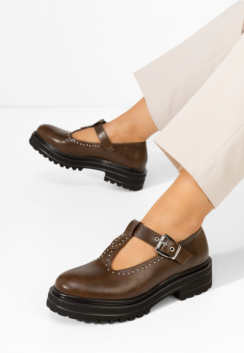 Casual παπουτσια γυναικεια Pietrina καφε