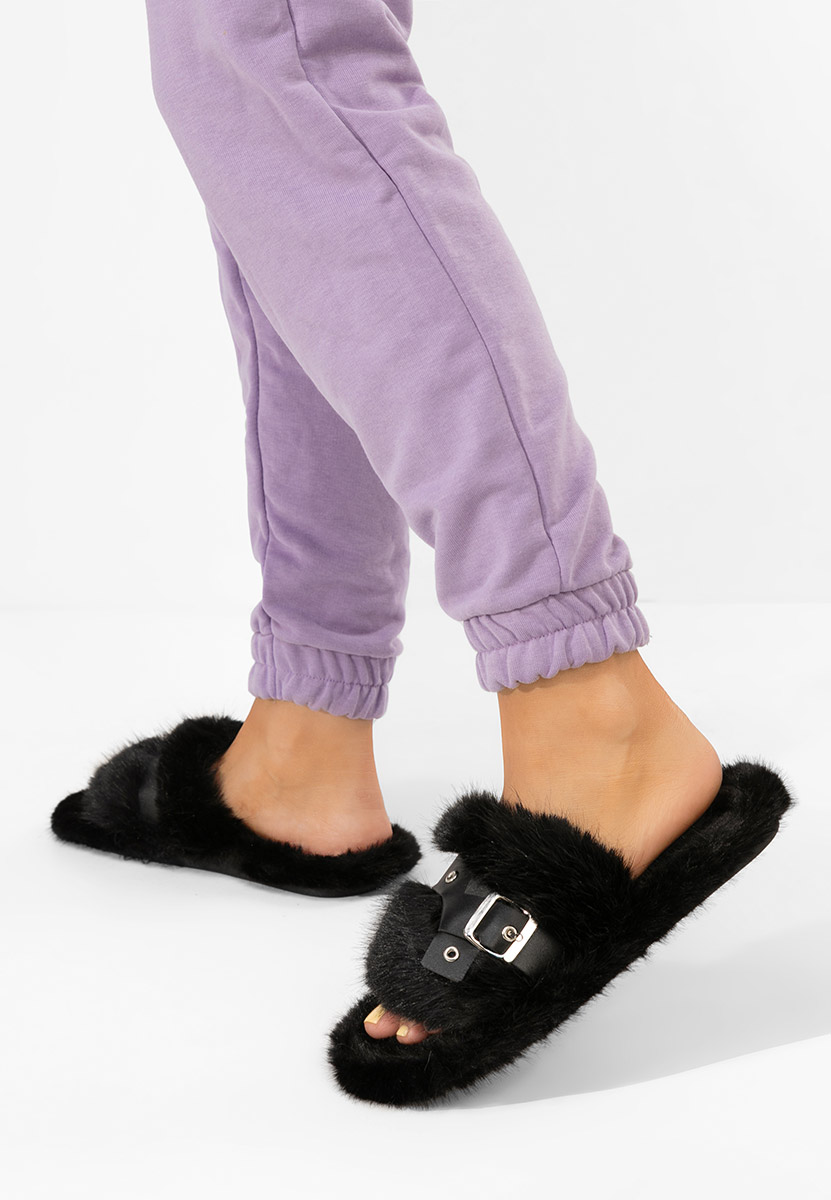 Παντοφλεσ γυναικειεσ χειμερινεσ Arlete μαύρα Παντοφλεσ γυναικειεσ χειμερινεσ Arlete μαύρα