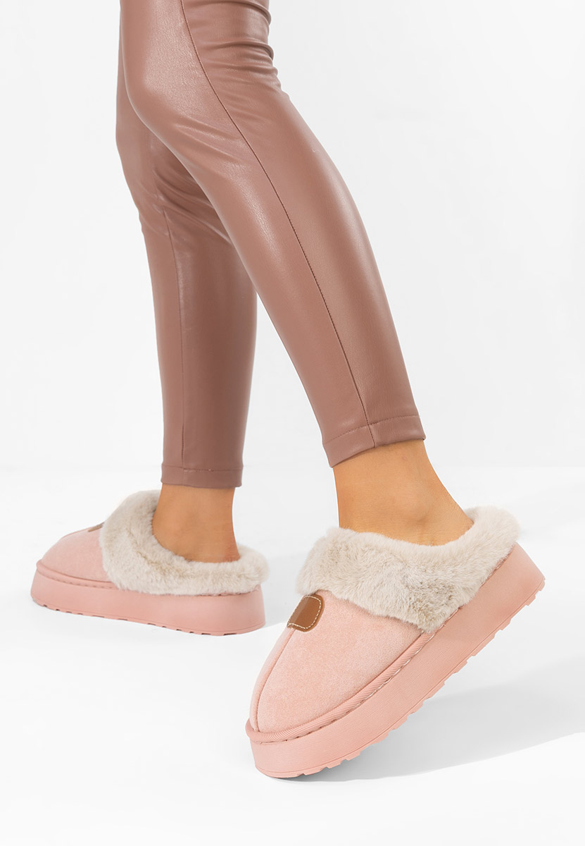 Παντοφλεσ γυναικειεσ χειμερινεσ Flufina ροζ Παντοφλεσ γυναικειεσ χειμερινεσ Flufina ροζ