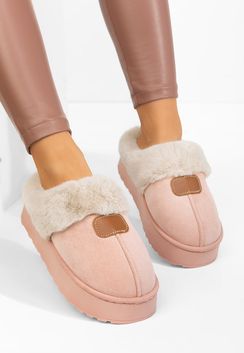 Παντοφλεσ γυναικειεσ χειμερινεσ Flufina ροζ Παντοφλεσ γυναικειεσ χειμερινεσ Flufina ροζ
