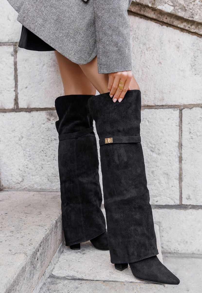 Ψηλές μπότες Crisia V2 Μαύρα