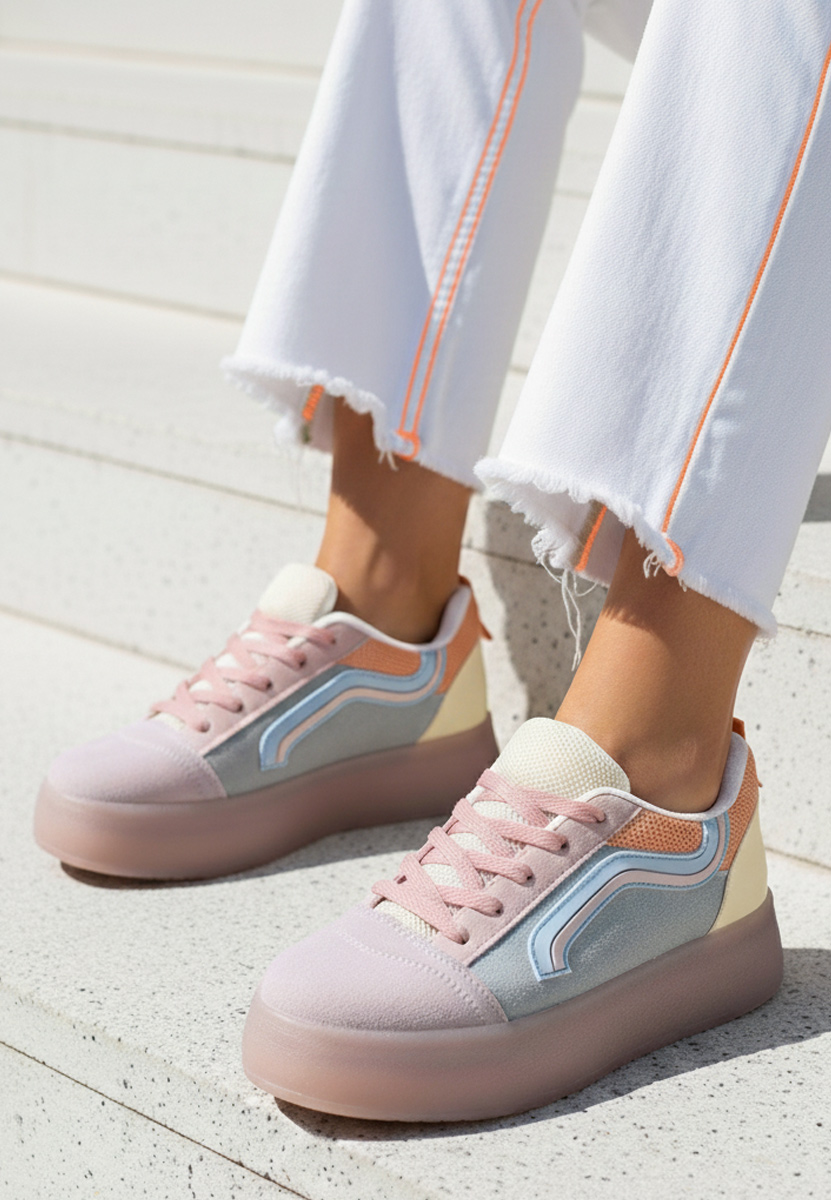 Sneakers γυναικεια Davira μωβ