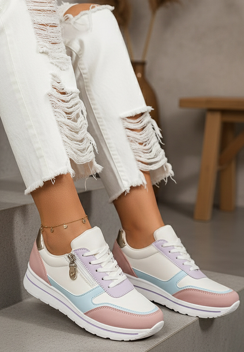 Sneakers γυναικεια Positeia πολυχρωμο Sneakers γυναικεια Positeia πολυχρωμο