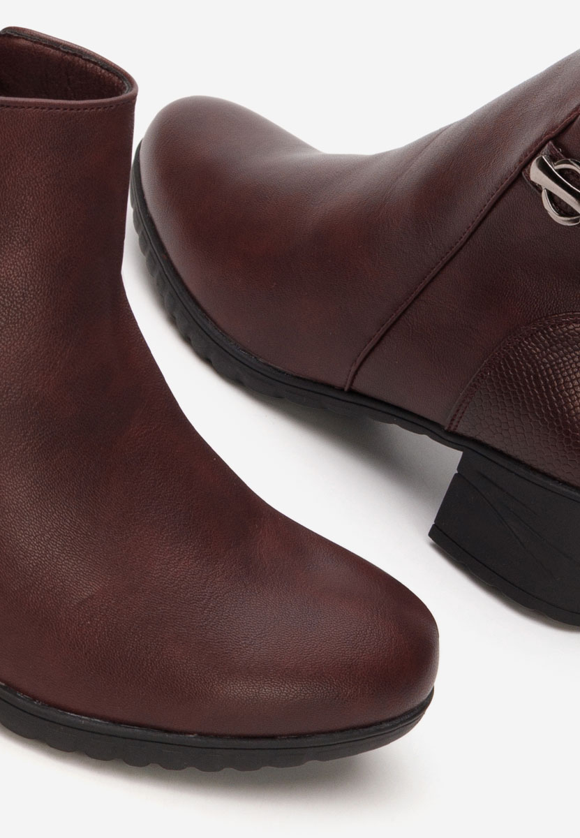 Γυναικεία Μποτάκια Doviera μπορντό