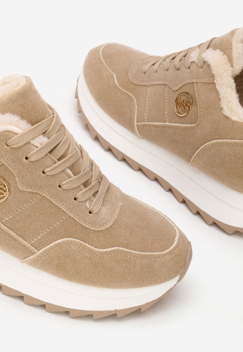 Χειμερινά sneakers γυναικεια Lavega V4 χακι