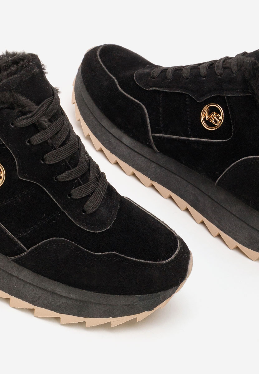 Χειμερινά sneakers γυναικεια Lavega V4 μαύρα