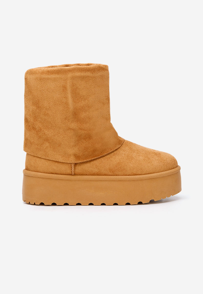 Μπότες τύπου UGG με πλατφόρμα Janesia ταμπά