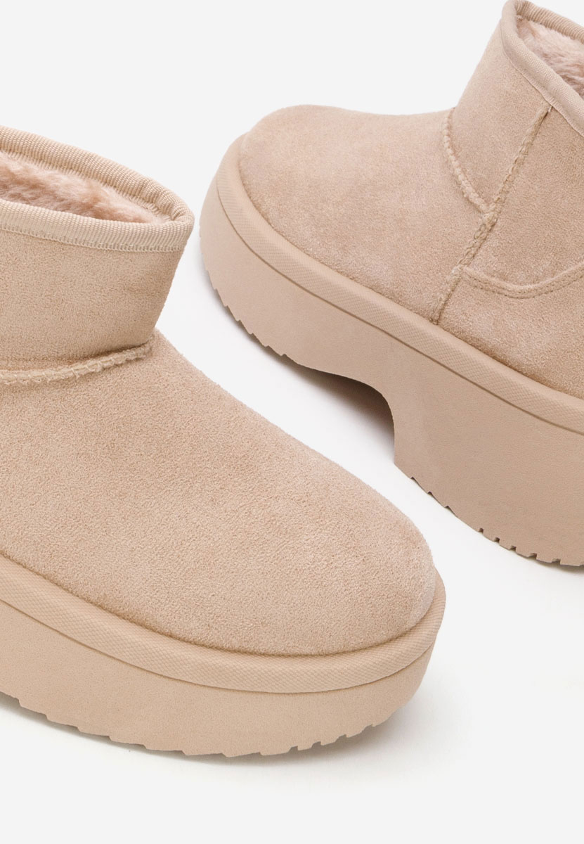 Μπότες τύπου UGG Prelina μπεζ