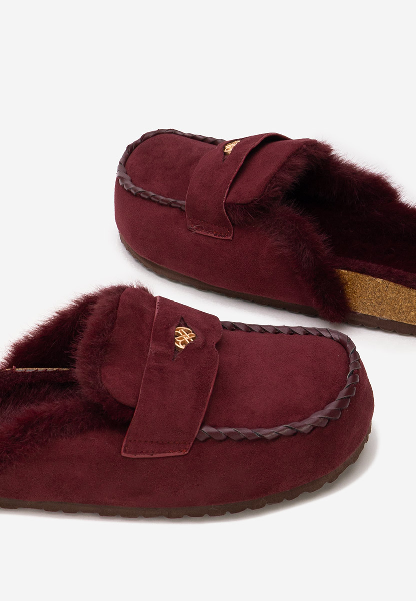 Mules γυναικεια Mirania μπορντό