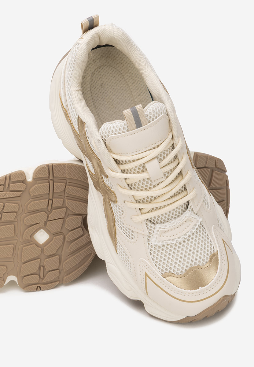 Sneakers με πλατφόρμα Kaliora V2 μπεζ