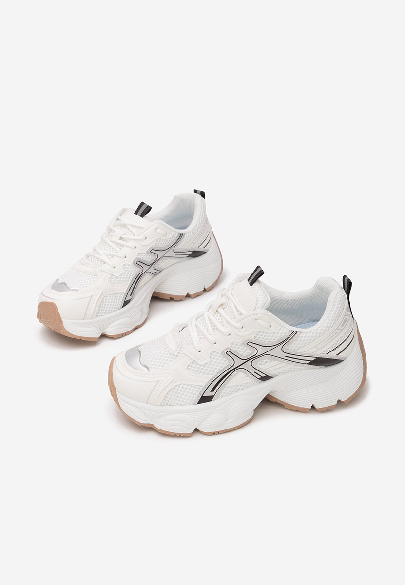 Sneakers με πλατφόρμα Kaliora λευκά