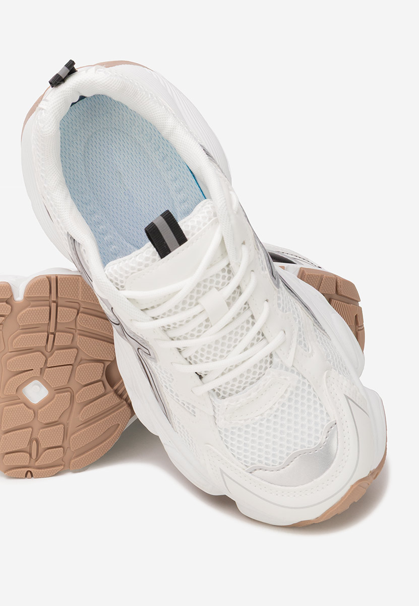 Sneakers με πλατφόρμα Kaliora λευκά